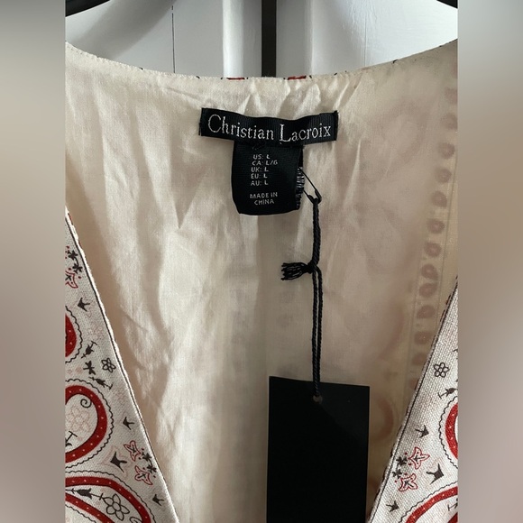 NWT Christian Lacroix Paisley Print Dress - Picture 4 of 6